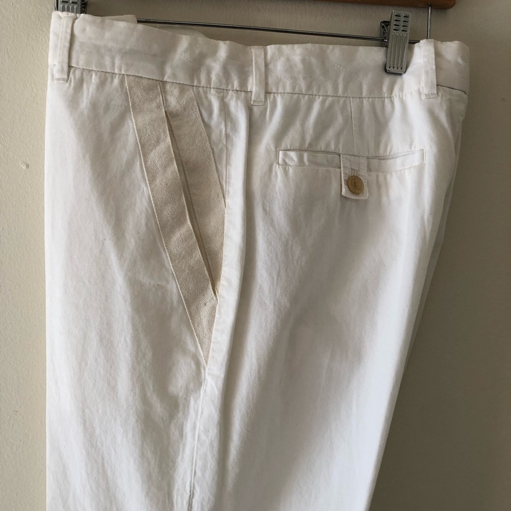 Viktor & Rolf white cotton trousers